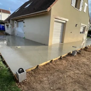 Coulage béton maison individuelle