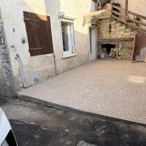 Béton lavé ancienne batisse